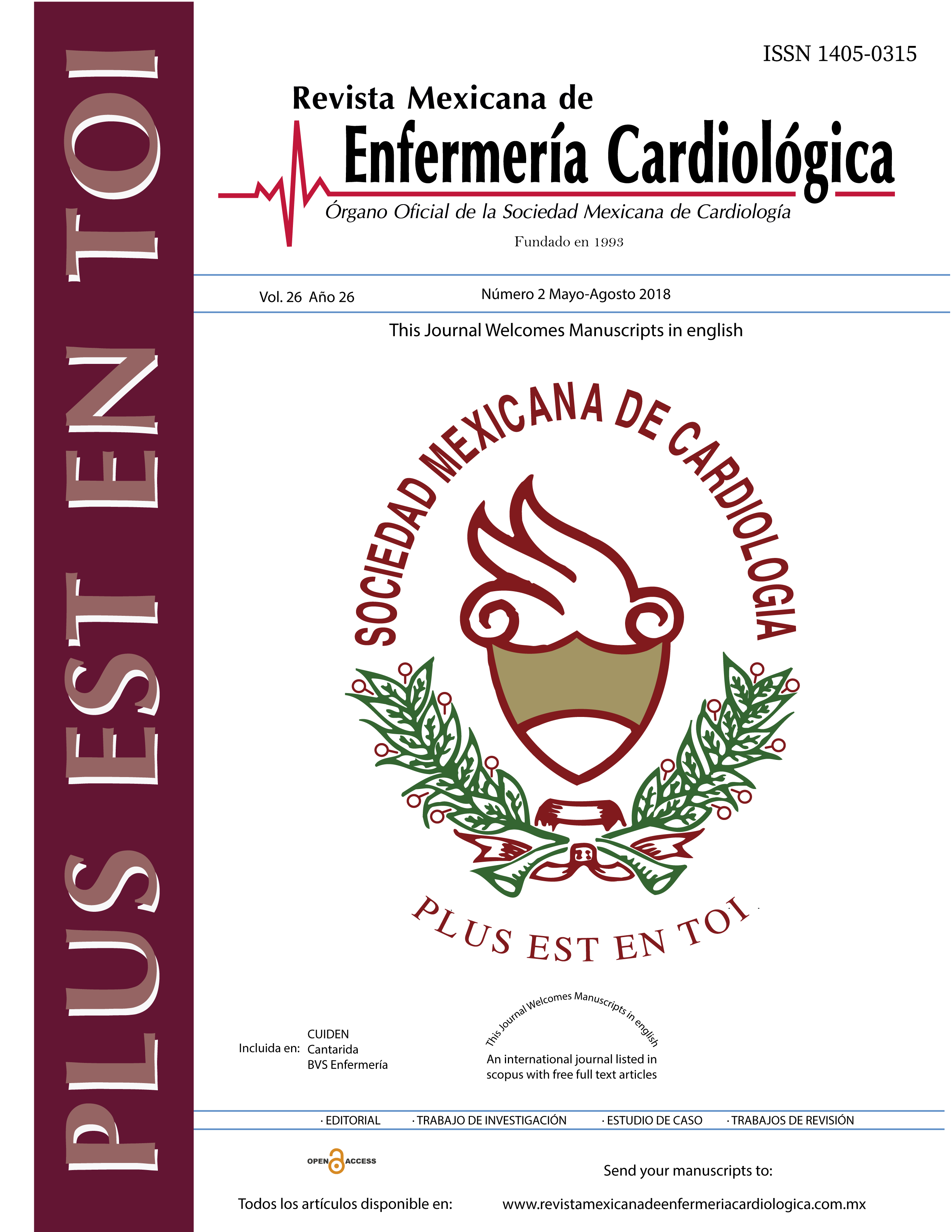 Rev Mex Enferm Cardiol. 2018;26(2):34-68